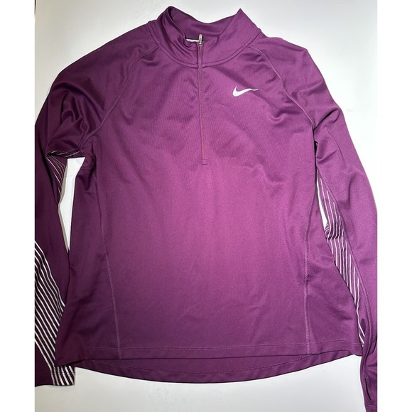 Nike Other - Nike Running Training Jacket Half Zip Dri Fit Sz L